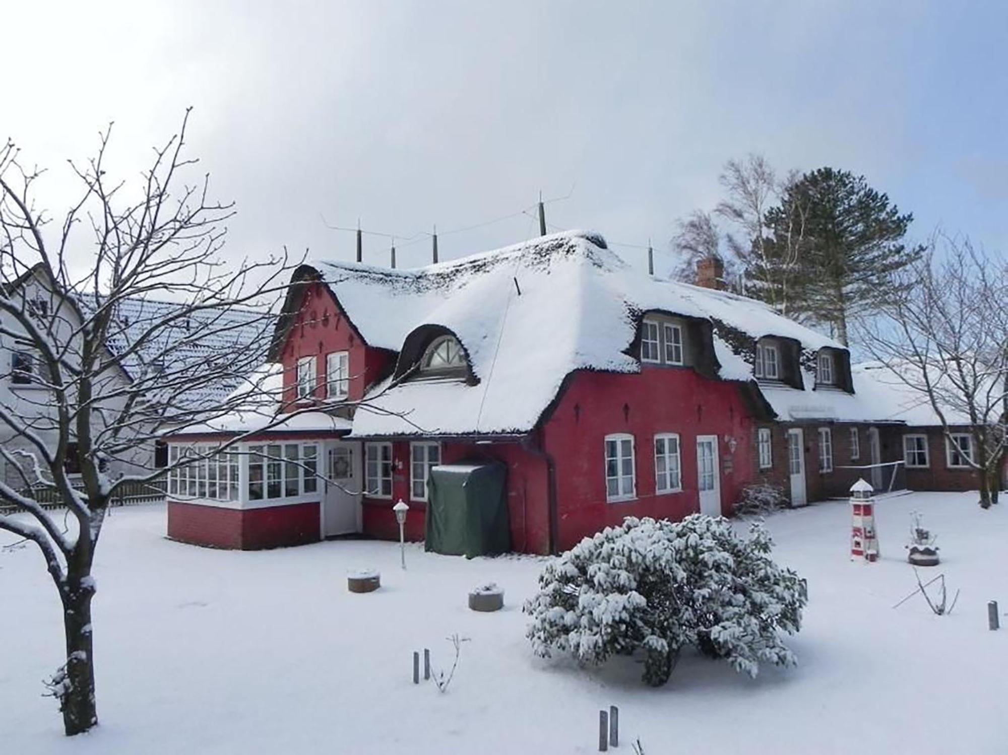 Hüs Sanskiin Ferienwohnung *Driiwholt* Suddorf Exterior foto
