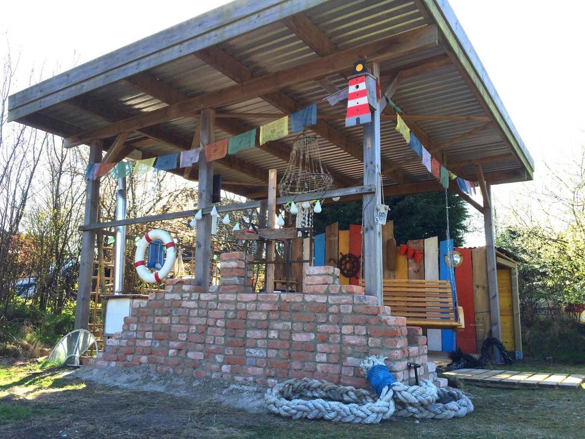Hüs Sanskiin Ferienwohnung *Driiwholt* Suddorf Exterior foto